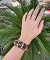 14K Gold Çelik Lastikli Bileklik – Zamansız ve Modern Tasarım