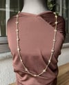 14K Gold Tone Yıldız Figürlü Taş Detaylı Çelik Kolye (70 cm) – Hediye Paketli Şık Tasarım