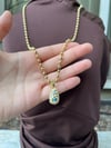 Gold Nazar Damla Kolye – 60 CM
