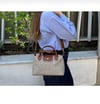 Kadın Mini Hasır Çanta – El ve Omuz Askılı Şık Model (21*17 cm)