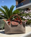 Kadın Mini Hasır Çanta – El ve Omuz Askılı Şık Model (21*17 cm)