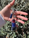Kristal Taşlı Ruj Charm & Anahtarlık