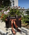 Renkli Mini Fular Detaylı Kadın El Ve Omuz Çantası (20*19cm)