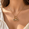 Yıldız & Göz Charm Kolye – 45+5 cm