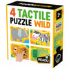  HEADU 4 TACTILE PUZZLEE WILD (+2 YAŞ)