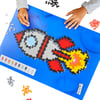  PLUS-PLUS PUZZLE BY NUMBER ROCKET 500PCS