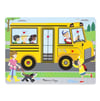 Ahşap Sesli Yapboz-The Wheels on the Bus