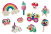 Floss & Rock Clay And Play Hava İle Kuruyan Kil Seti/ Rainbow Fairy