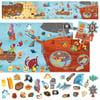 HEADU PUZZLE + STICKERS THE PIRATES (+3 YAŞ)