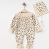 Kız Bebek Leopar Tulum