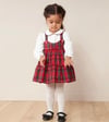 Kız Bebek Yakalı Ekose Jile