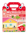 LİNO TEKRAR TEKRAR KULLANILABİLEN İLK STİCKER KİTABIM MY HOUSE