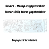 LİNO YAPIŞKANLI BOYAMA RULOSU FARM 86X20 CM