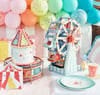 Meri Meri - Circus Side Plates - Sirk Tabaklar (M) (x8)