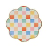 Meri Meri - Colourful Pattern Side Plates - Renkli Desenler Tabaklar - 8'li