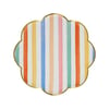 Meri Meri - Colourful Pattern Side Plates - Renkli Desenler Tabaklar - 8'li
