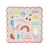 Meri Meri - I Believe In Unicorns Small Plates - Unicorn Tabak - S