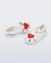 MINI MELISSA HIP HEART BALLERINA BB BEYAZ KIRMIZI KALP