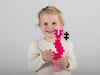 PLUS-PLUS BIG 15 PC TUBE - FLAMINGO