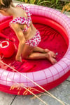 Quut Dippy Şişme Çocuk Yüzme Havuzu / Çap 120 cm /Cherry