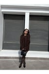 Acı Kahve Saçaklı Kazak
