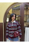 Çizgili Triko Kazak