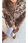Leopar Desen Premium Kürk