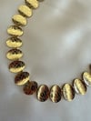 14K Oval Plaka Kolye