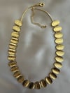 14K Oval Plaka Kolye