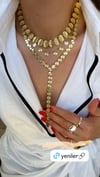 14K Oval Plaka Kolye
