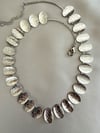 14K Oval Plaka Kolye(Silver)