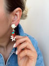14K Özel Seri Ahtapot Charmlı Küpe