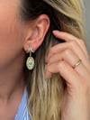 14K Özel Seri Çiçek Küpe(Gold)