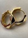 14K Özel Seri Geometrik Kesim Küpe(Küçük Boy)