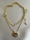 14K Özel Seri Güneş Kolye(Gold)