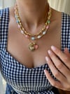 14K Özel Seri Kalp Charmlı Kolye