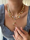 14K Özel Seri Kalp Charmlı Kolye