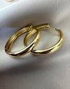 14K Özel Seri Orta Boy Basic Küpe(İnce)
