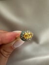 14K Özel Seri Sarı Taşlı Yüzük