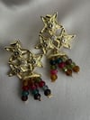 14K Özel Seri Yıldız Küpe