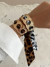 Fularlı Bileklik(Siyah Leopar)