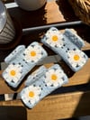 Patchwork Handmade Mandal Toka(Mavi Papatya)