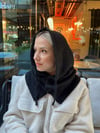Siyah Düğmeli Balaclava