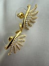 Zirkon Kanat Küpe(Gold)