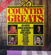 20 Country Greats LP | Pickwick Records | Limited Edition | İngiltere Baskı