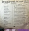Carnival Time On The Rhine - The RIAS Kammerorchester and Chorus (LP)