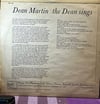 Dean Martin - The Dean Sings (1966) MFP 1001 UK Press LP / Vinil Plak