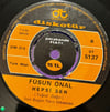 Füsun Önal - Aç Gözünü / Hepsi Sen - Orijinal Diskotür Plak (DT 5137)
