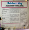 Reinhard Mey - Ich wollte wie Orpheus singen Vinyl LP (Intercord 28 922-3 U)