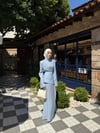 TASARIM BLOVA TAKIM -BEBE MAVİSİ 